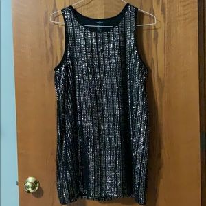 Black Sequin Dress